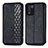 Custodia Portafoglio In Pelle Cover con Supporto S01D per Oppo K9S 5G Nero