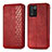 Custodia Portafoglio In Pelle Cover con Supporto S01D per Oppo K9S 5G Rosso