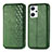 Custodia Portafoglio In Pelle Cover con Supporto S01D per Oppo Reno7 A Verde