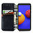 Custodia Portafoglio In Pelle Cover con Supporto S01D per Samsung Galaxy A01 Core