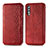 Custodia Portafoglio In Pelle Cover con Supporto S01D per Samsung Galaxy A70 Rosso