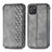 Custodia Portafoglio In Pelle Cover con Supporto S01D per Samsung Galaxy A81 Grigio