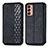 Custodia Portafoglio In Pelle Cover con Supporto S01D per Samsung Galaxy M13 4G Nero