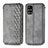 Custodia Portafoglio In Pelle Cover con Supporto S01D per Samsung Galaxy M31s Grigio