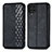 Custodia Portafoglio In Pelle Cover con Supporto S01D per Samsung Galaxy M62 4G Nero