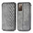 Custodia Portafoglio In Pelle Cover con Supporto S01D per Samsung Galaxy S20 FE 5G Grigio