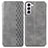 Custodia Portafoglio In Pelle Cover con Supporto S01D per Samsung Galaxy S24 5G Grigio