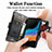 Custodia Portafoglio In Pelle Cover con Supporto S01D per Samsung Galaxy XCover 6 Pro 5G