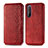 Custodia Portafoglio In Pelle Cover con Supporto S01D per Sony Xperia 1 II Rosso