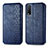 Custodia Portafoglio In Pelle Cover con Supporto S01D per Vivo Y11s Blu