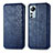 Custodia Portafoglio In Pelle Cover con Supporto S01D per Xiaomi Mi 12 Pro 5G Blu