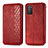 Custodia Portafoglio In Pelle Cover con Supporto S01D per Xiaomi Poco M3 Rosso