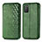 Custodia Portafoglio In Pelle Cover con Supporto S01D per Xiaomi Poco M3 Verde