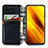 Custodia Portafoglio In Pelle Cover con Supporto S01D per Xiaomi Poco X3 NFC