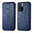 Custodia Portafoglio In Pelle Cover con Supporto S01D per Xiaomi Redmi Note 11 Pro+ Plus 5G Blu