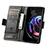 Custodia Portafoglio In Pelle Cover con Supporto S02D per Motorola Moto Edge S Pro 5G