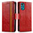 Custodia Portafoglio In Pelle Cover con Supporto S02D per Motorola Moto G22