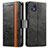 Custodia Portafoglio In Pelle Cover con Supporto S02D per Motorola Moto G50 5G