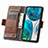Custodia Portafoglio In Pelle Cover con Supporto S02D per Motorola Moto G52j 5G