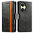 Custodia Portafoglio In Pelle Cover con Supporto S02D per OnePlus Nord CE 3 Lite 5G Nero