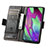 Custodia Portafoglio In Pelle Cover con Supporto S02D per Samsung Galaxy A40