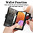 Custodia Portafoglio In Pelle Cover con Supporto S02D per Samsung Galaxy M32 5G