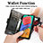 Custodia Portafoglio In Pelle Cover con Supporto S02D per Samsung Galaxy M33 5G