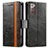 Custodia Portafoglio In Pelle Cover con Supporto S02D per Samsung Galaxy Note 20 5G