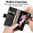 Custodia Portafoglio In Pelle Cover con Supporto S02D per Samsung Galaxy Z Fold3 5G