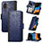 Custodia Portafoglio In Pelle Cover con Supporto S03D per Samsung Galaxy XCover 6 Pro 5G