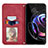 Custodia Portafoglio In Pelle Cover con Supporto S04D per Motorola Moto Edge 20 Pro 5G