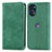 Custodia Portafoglio In Pelle Cover con Supporto S04D per Motorola Moto G 5G (2022) Verde