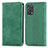 Custodia Portafoglio In Pelle Cover con Supporto S04D per Oppo A74 4G Verde