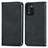 Custodia Portafoglio In Pelle Cover con Supporto S04D per Oppo K9S 5G Nero