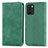 Custodia Portafoglio In Pelle Cover con Supporto S04D per Oppo Reno6 Z 5G Verde