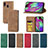 Custodia Portafoglio In Pelle Cover con Supporto S04D per Samsung Galaxy A40