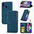 Custodia Portafoglio In Pelle Cover con Supporto S04D per Samsung Galaxy A40