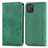 Custodia Portafoglio In Pelle Cover con Supporto S04D per Samsung Galaxy A81 Verde