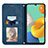 Custodia Portafoglio In Pelle Cover con Supporto S04D per Samsung Galaxy M32 4G