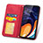 Custodia Portafoglio In Pelle Cover con Supporto S04D per Samsung Galaxy M40