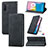 Custodia Portafoglio In Pelle Cover con Supporto S04D per Samsung Galaxy Note 10 5G