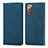 Custodia Portafoglio In Pelle Cover con Supporto S04D per Samsung Galaxy Note 20 5G Blu