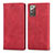 Custodia Portafoglio In Pelle Cover con Supporto S04D per Samsung Galaxy Note 20 5G Rosso