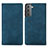 Custodia Portafoglio In Pelle Cover con Supporto S04D per Samsung Galaxy S21 5G Blu