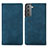 Custodia Portafoglio In Pelle Cover con Supporto S04D per Samsung Galaxy S23 5G Blu