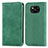 Custodia Portafoglio In Pelle Cover con Supporto S04D per Xiaomi Poco X3 NFC Verde