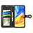 Custodia Portafoglio In Pelle Cover con Supporto S05D per Huawei Honor X10 Max 5G