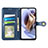 Custodia Portafoglio In Pelle Cover con Supporto S05D per Motorola Moto G31