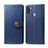 Custodia Portafoglio In Pelle Cover con Supporto S05D per Samsung Galaxy A11 Blu