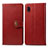Custodia Portafoglio In Pelle Cover con Supporto S05D per Samsung Galaxy A20 SC-02M SCV46 Rosso